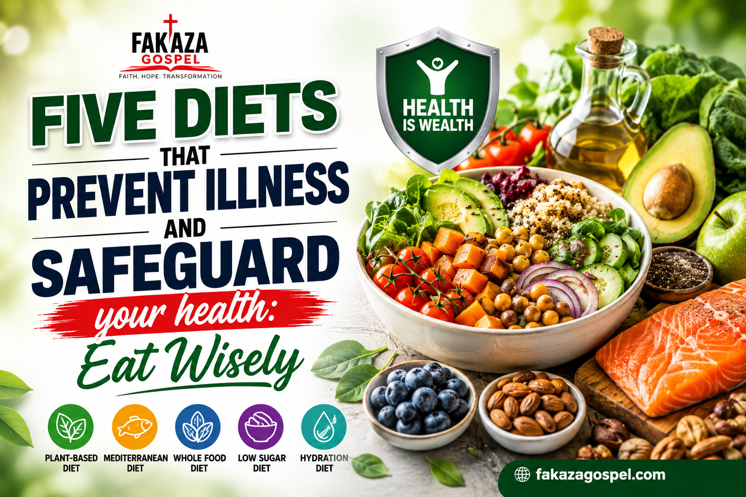 Five diets that prevent illness